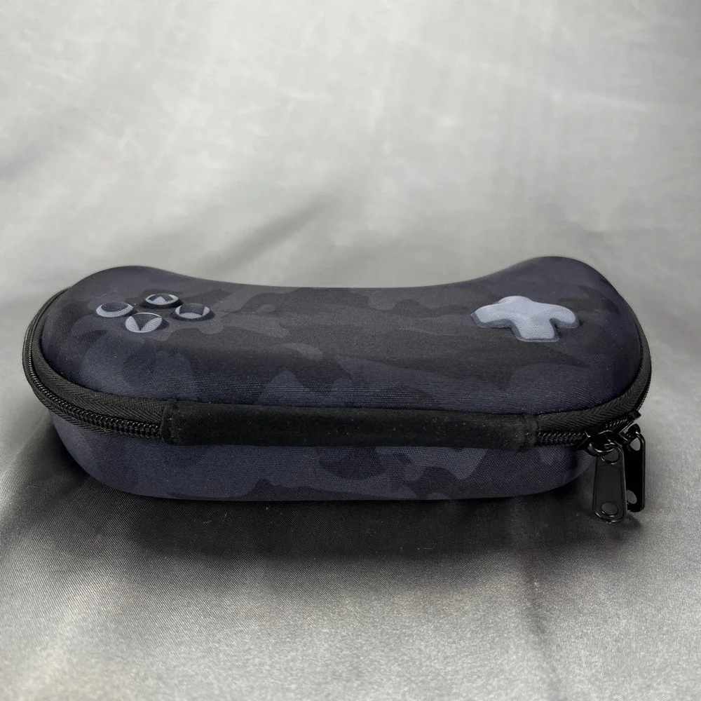It's Academic Black Camo Video Game Controller Shaped Pencil Case Storage Pouch